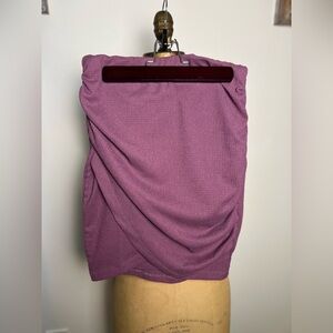 Free People purple stretchy mini skirt with elastic waist XS
